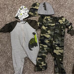 Dinosaur and Camo Baby Sleep N Plays